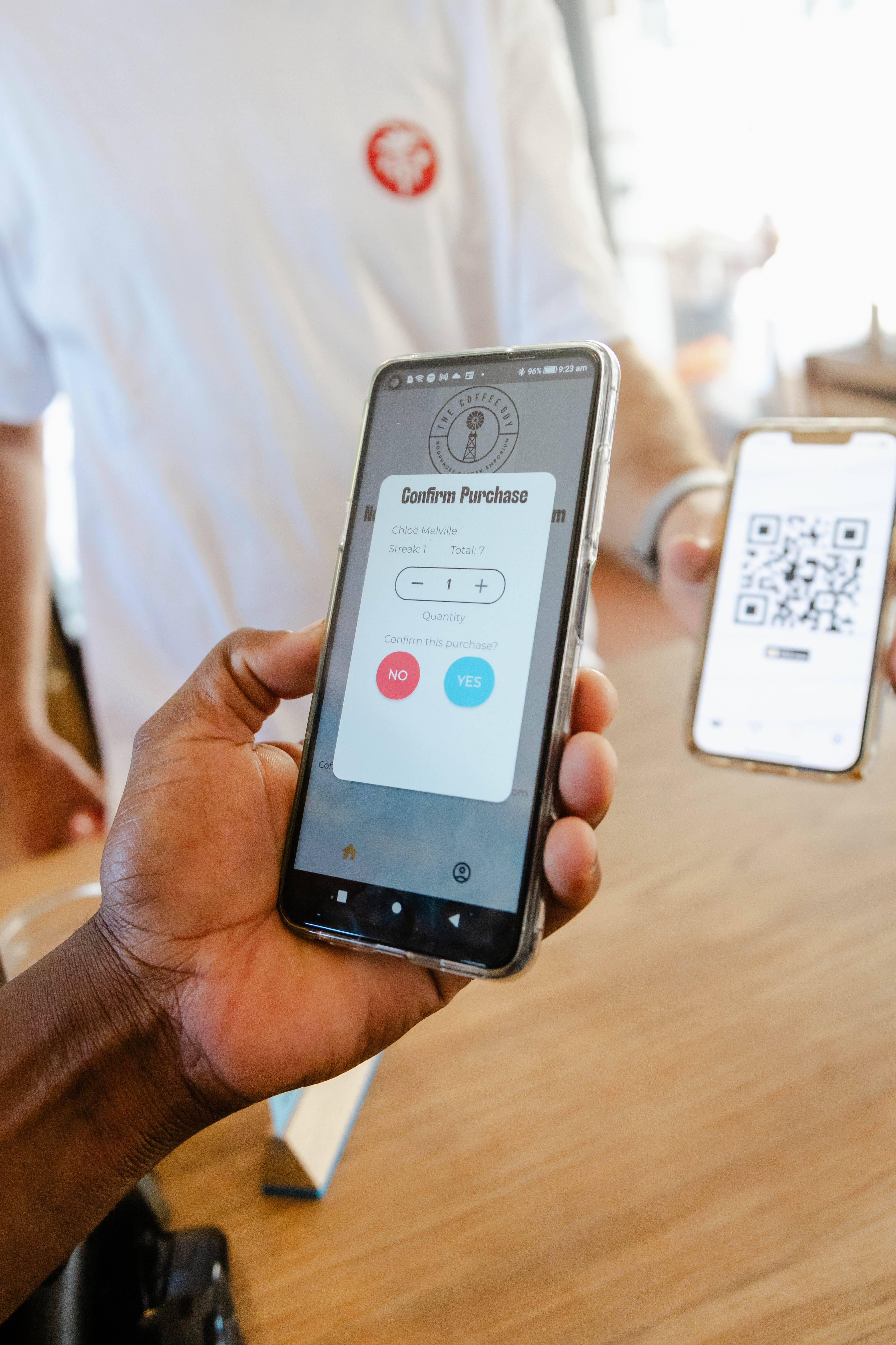 Purchase confirmation